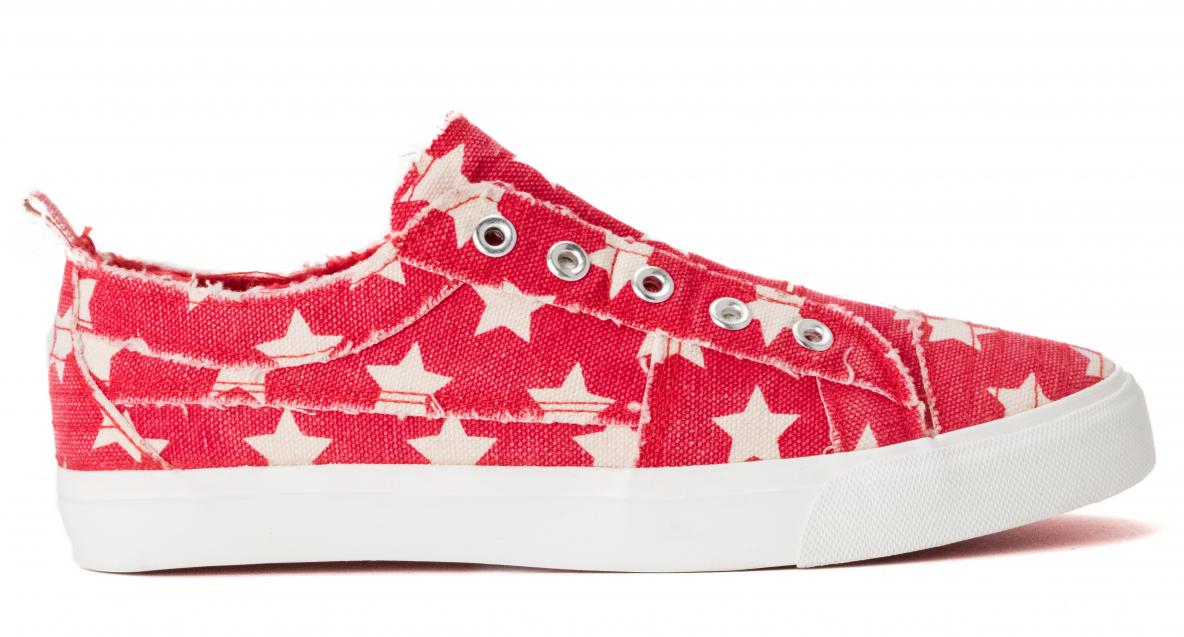Corkys Shoes - Babalu Red Stars Sneaker  SALE 40% OFF  NOW $22.95