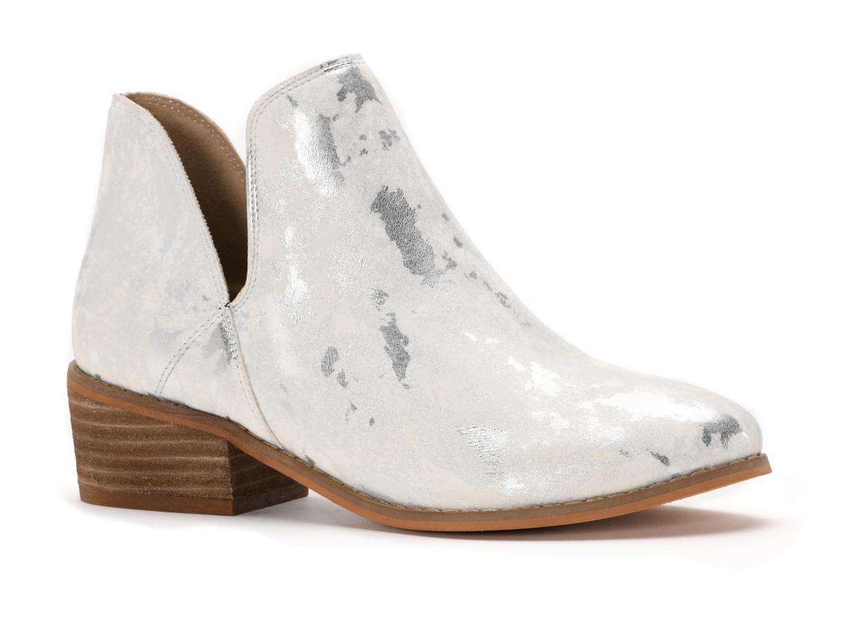 Corkys Shoes - Wayland White Booties SALE 45% OFF   NOW $36.95