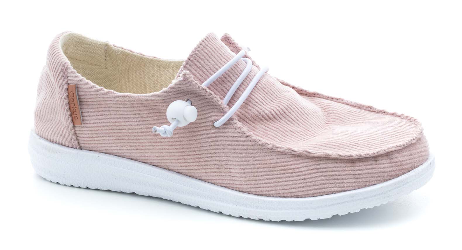 Corkys Shoes - Kayak Blush Corduroy Slip On Sneakers  SALE 40% OFF NOW $19.95
