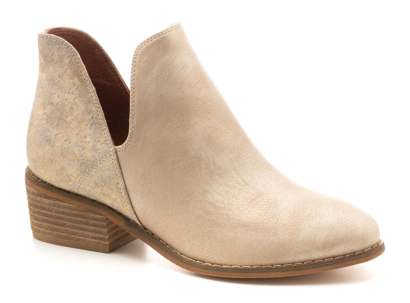 Corkys Shoes - Wayland Gold Stars Booties   SALE 40% OFF  NOW $42.95
