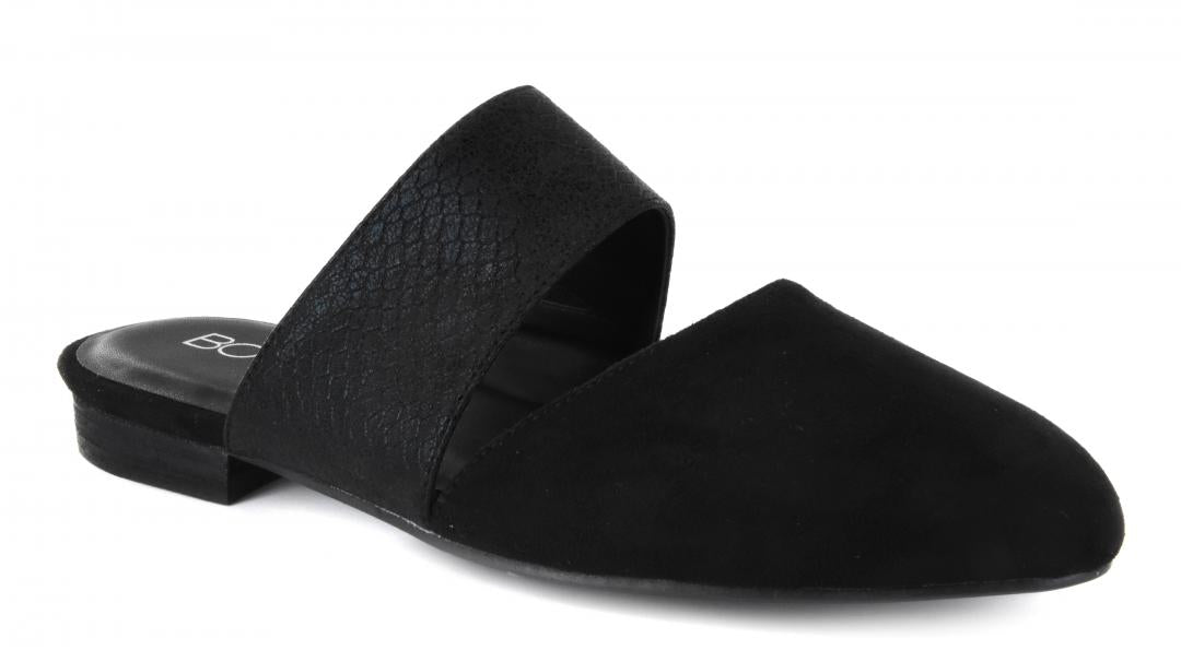 Corkys Shoes - Carina Black Suede Flat