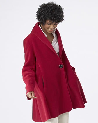 Robin Clayton Designs  Janska Swing Coat Red SALE 30% OFF - NOW