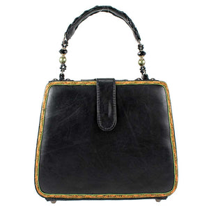 top handle handbag botanical mary frances handbags designer purses and boutique