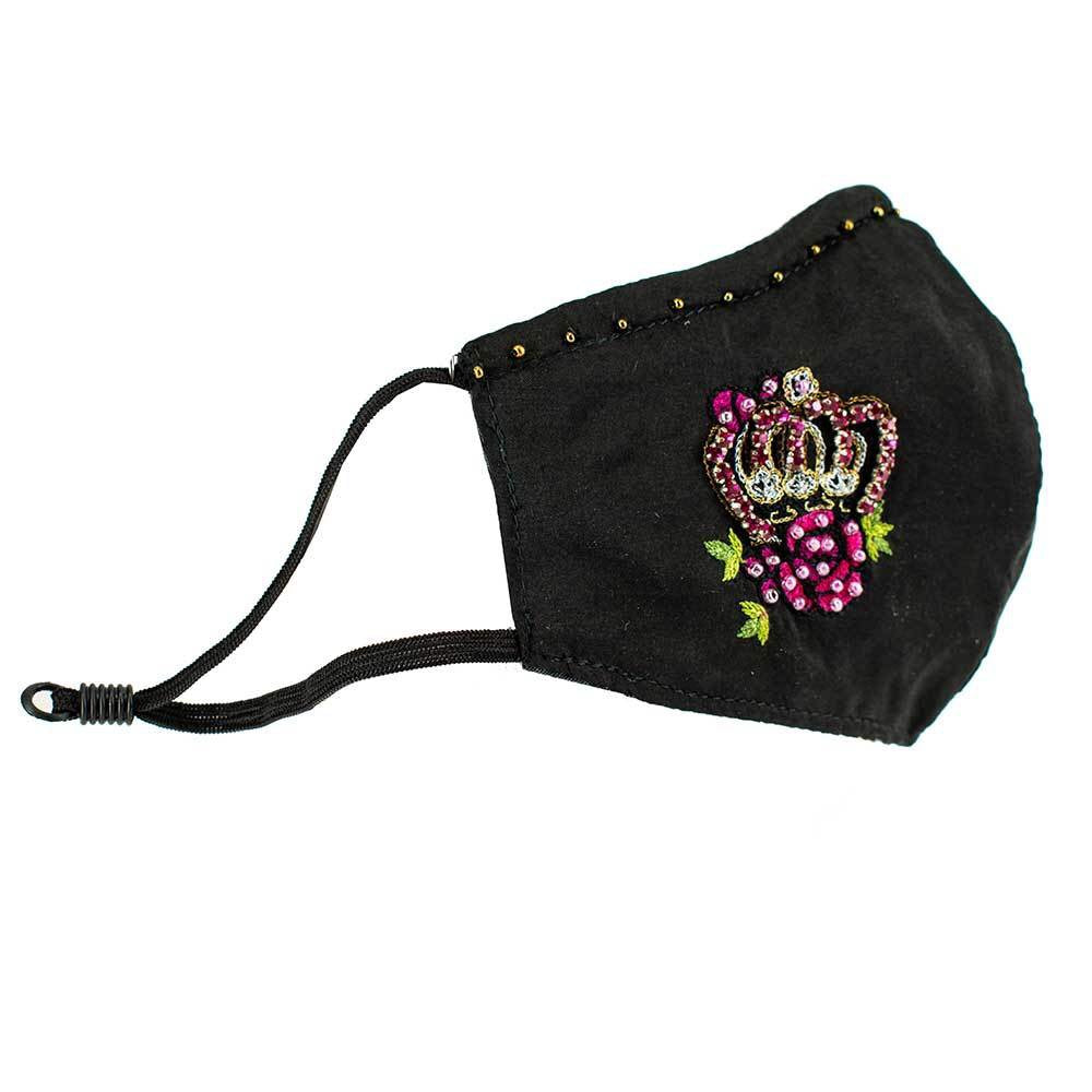 Mary Frances Queen of Everything Face Mask