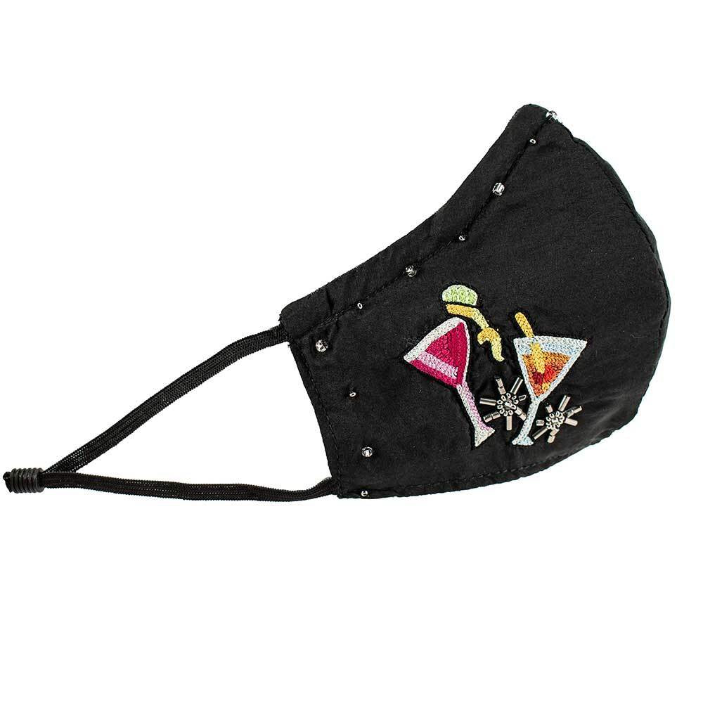 Mary Frances Fancy Drinks Face Mask