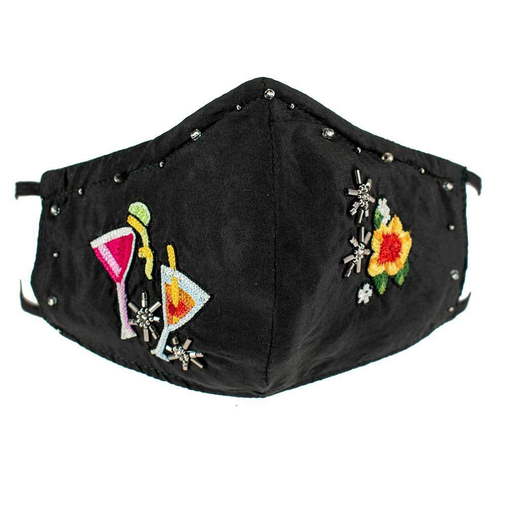 Mary Frances Fancy Drinks Face Mask