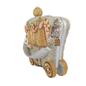 Mary Frances Royal Ride Carriage Beaded  Handbag