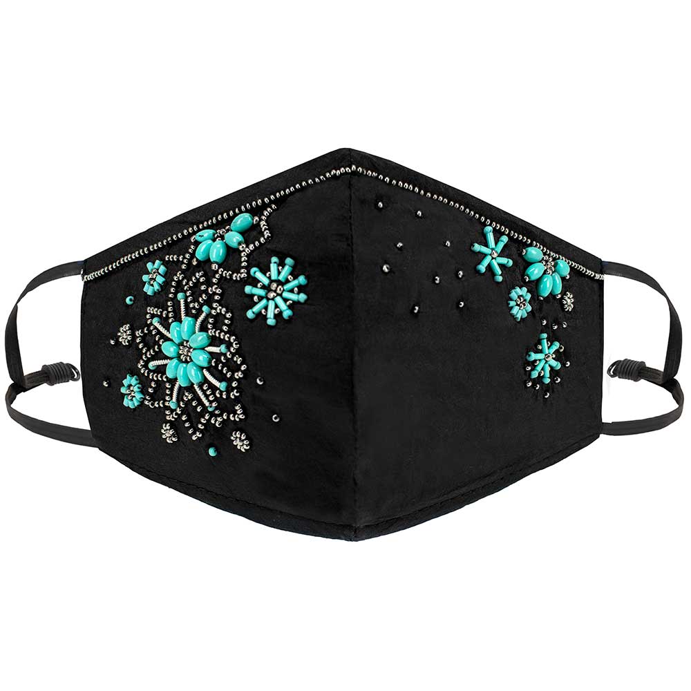 Mary Frances Touch of Turquoise Face Mask