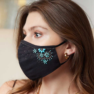 Mary Frances Touch of Turquoise Face Mask